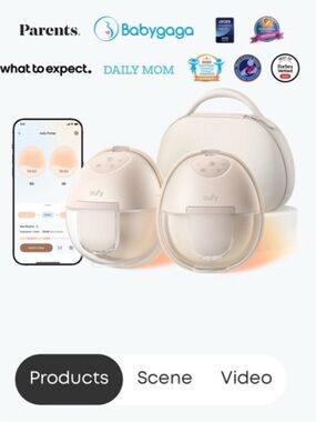 New Eufy S1 Pro Double Electric Breast Pump Set